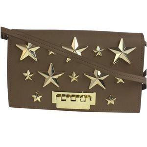 Zac Posen Foldover front flap fold-lock crossbody